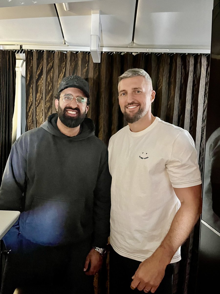 Las Vegas with my boy <a href="/Carl_Froch/">Carl Froch MBE</a> for #CaneloCrawford 🥊🇺🇸