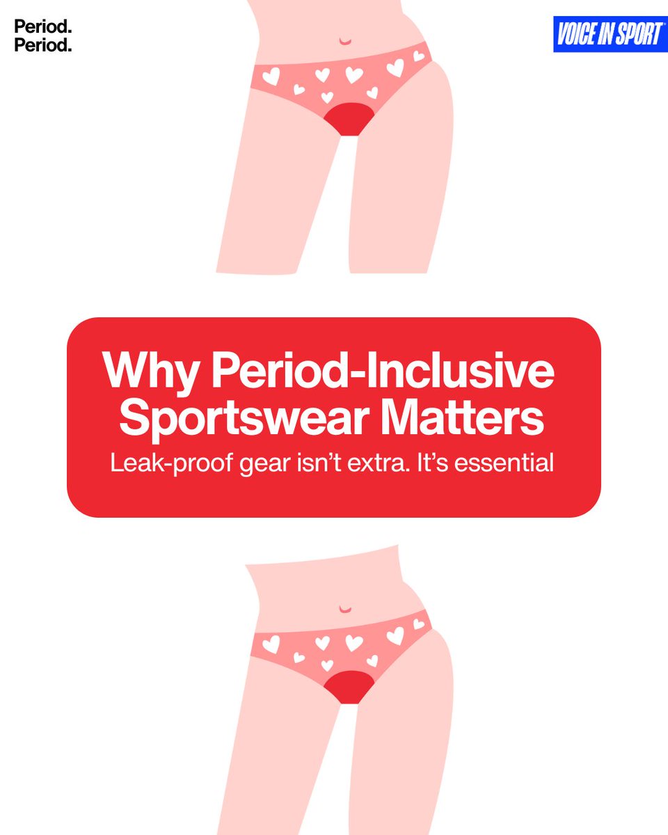 voiceinsport's tweet photo. Performance shouldn’t come at the cost of our comfort. VIS Expert Justine Jones and VIS Mentor Isabella Hindley explain how period-inclusive sportswear helps athletes feel more focused and confident. Read the full article in the VOICEINSPORT app (link in bio) 📲 https://t.co/diCtPSZV45