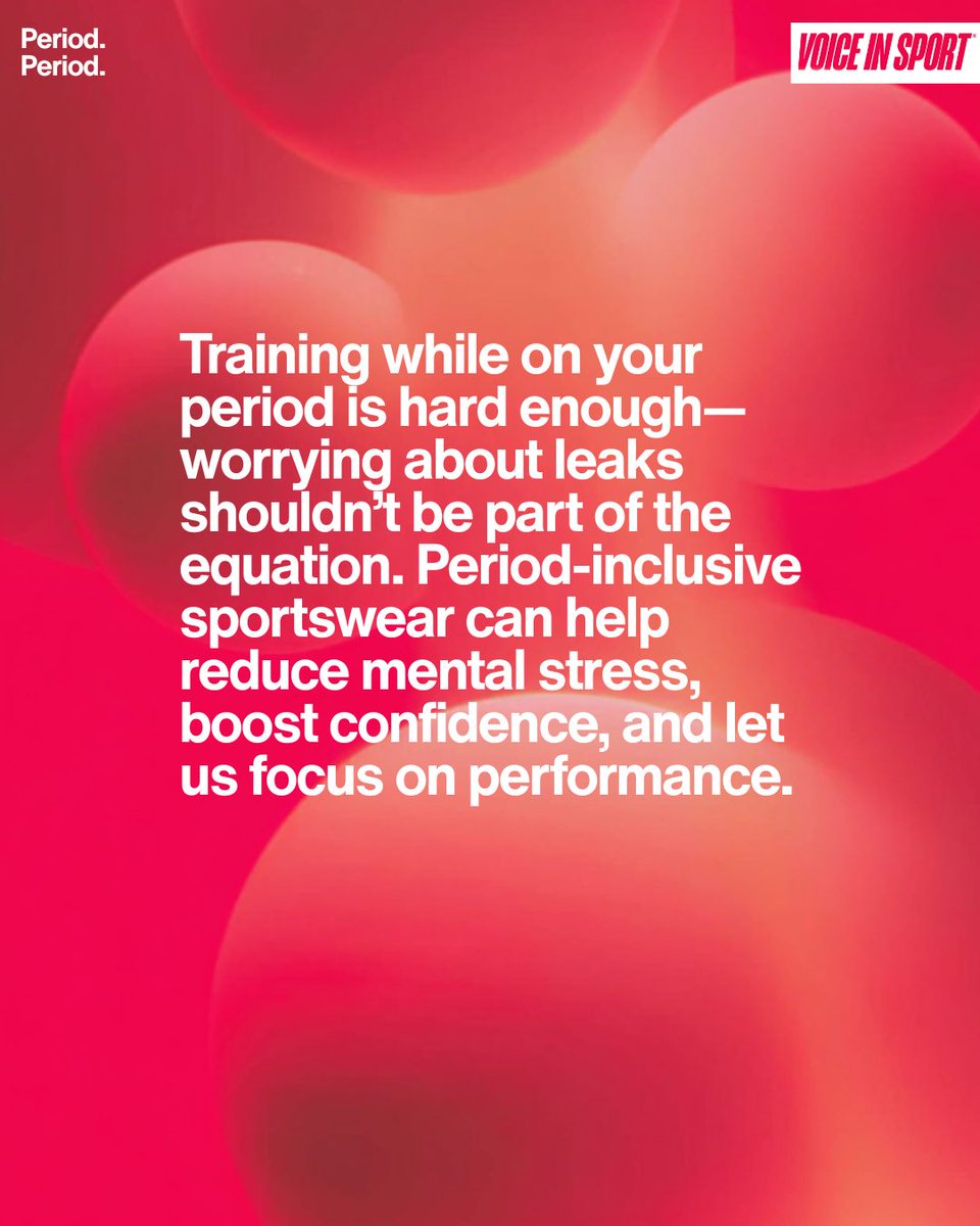 voiceinsport's tweet photo. Performance shouldn’t come at the cost of our comfort. VIS Expert Justine Jones and VIS Mentor Isabella Hindley explain how period-inclusive sportswear helps athletes feel more focused and confident. Read the full article in the VOICEINSPORT app (link in bio) 📲 https://t.co/diCtPSZV45