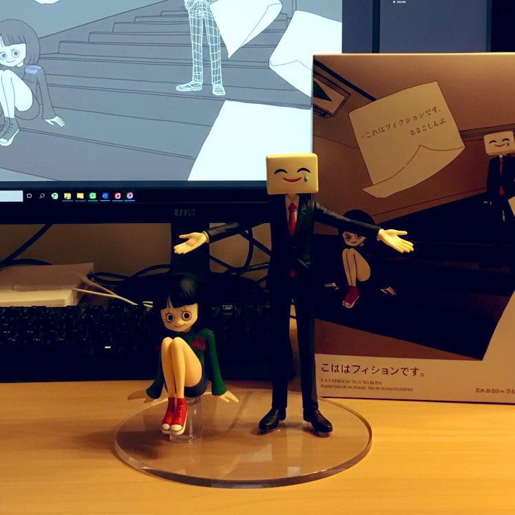 lulucoshimp's tweet image. ふむ🤔

フィギュア化凄いけどよく見たらちょこちょこ誤字あるのAIちゃん可愛いな🥰
