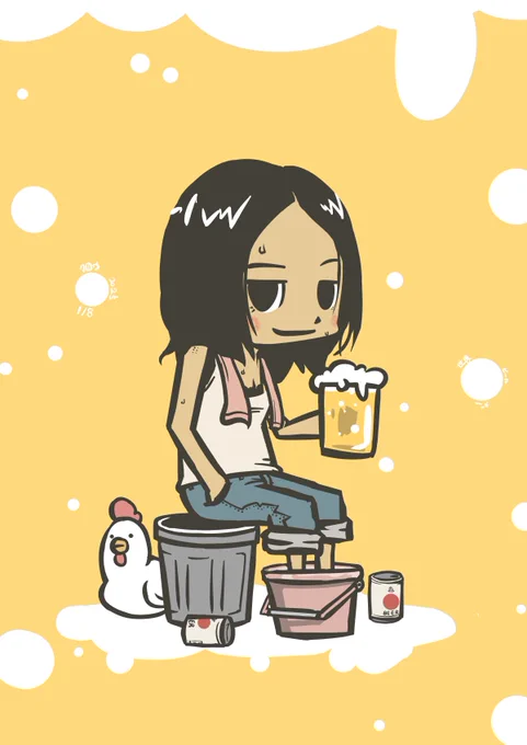8月① 8/1〜8/4 #先月描いた絵を晒そう #DailyDrawing #イラスト