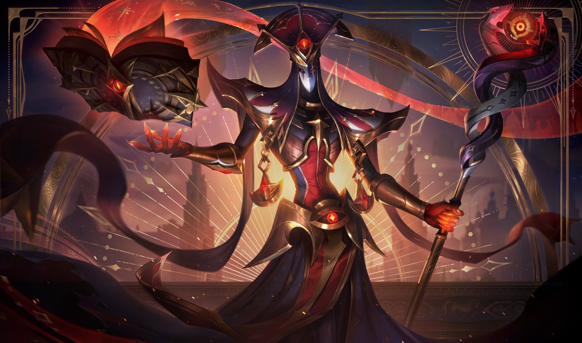 Arcana Karthus: The Pattern is a perfect chorus, a divine harmony, one which Karthus conducts like a choir. His tenor rises alongside it, singing minor-key dirges and rousing paeans, somber elegies and soaring anthems. Death becomes life becomes death once more, and Karthus