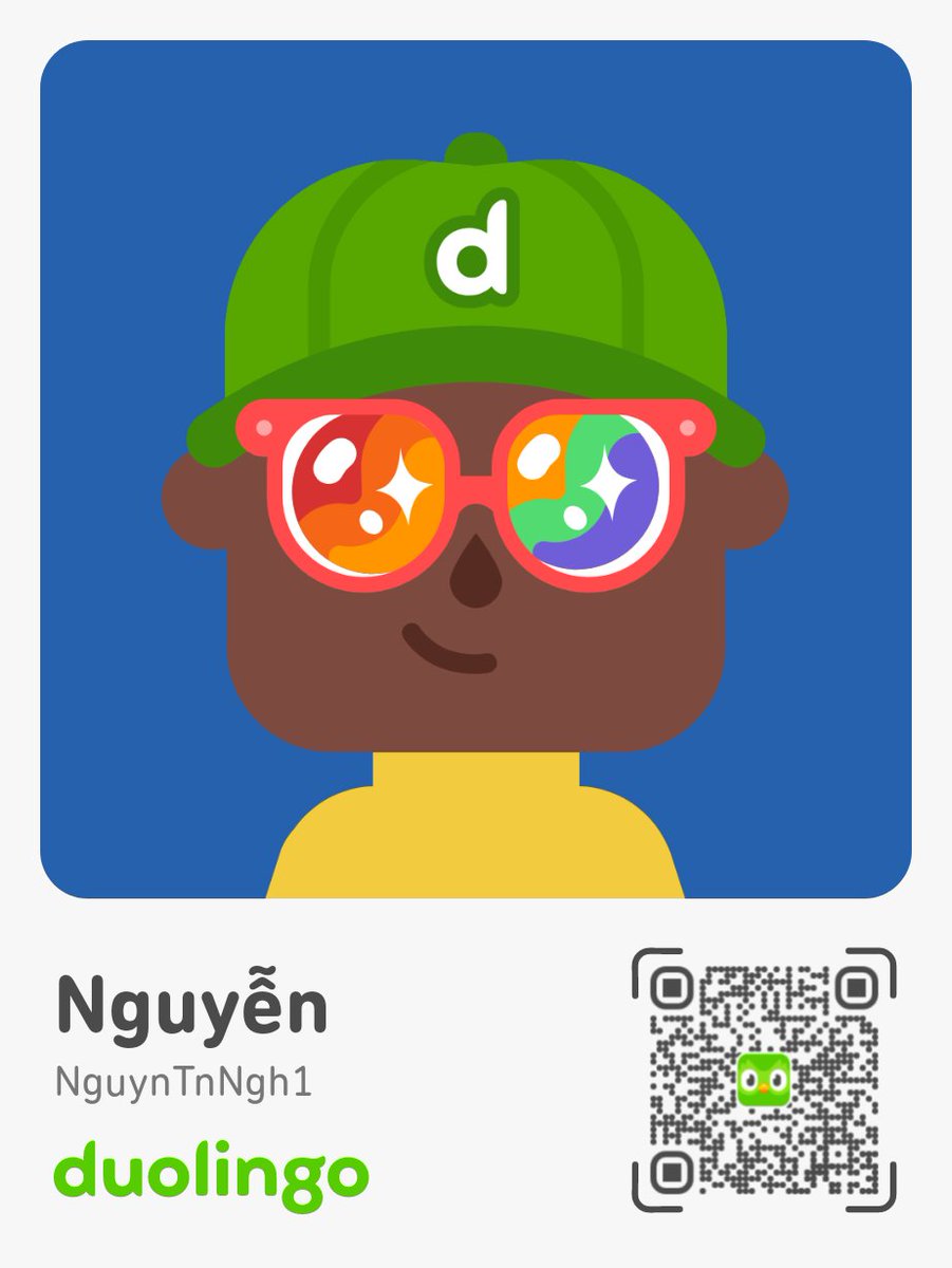 tannghia8's tweet image. Dậy sớm học ngoại ngữ, nâng cao trình để đi giao lưu quốc tế mọi người ơi.😊
Truy tìm đồng đội cùng nhau học tập, cùng tiến bộ mỗi ngày.

@Ntduy3990 
@maitanloi 
@phamthuy_Qngai 
#Doulingo #LearnEveryDay #LearnTogether