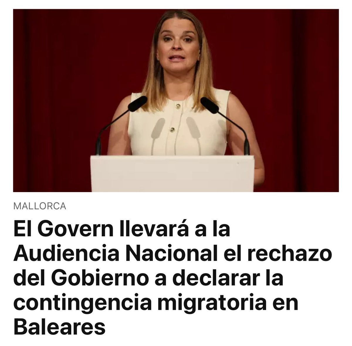 No nos amedrentarán.

Haremos cuanto esté en nuestras manos para evitar este reparto injusto.

🔗 diariodemallorca.es/mallorca/2025/…