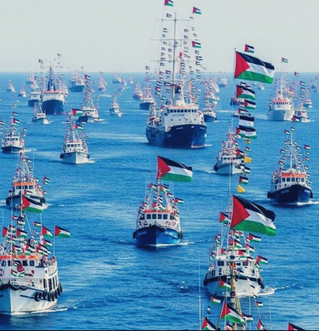 La flotilla de la dignidad!