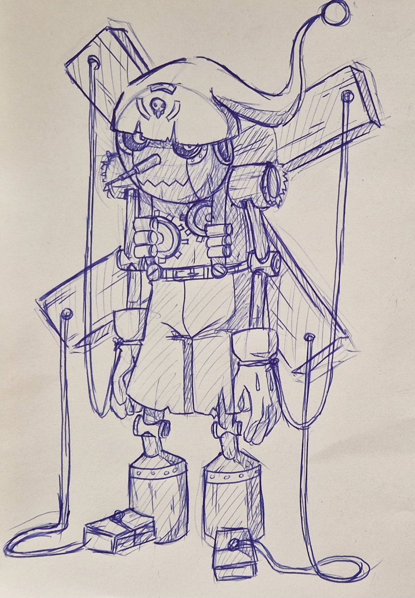 asperasparagus's tweet image. I remebered him in a fever dream and imma be real I dont know how.
#puppetmon #Digimon