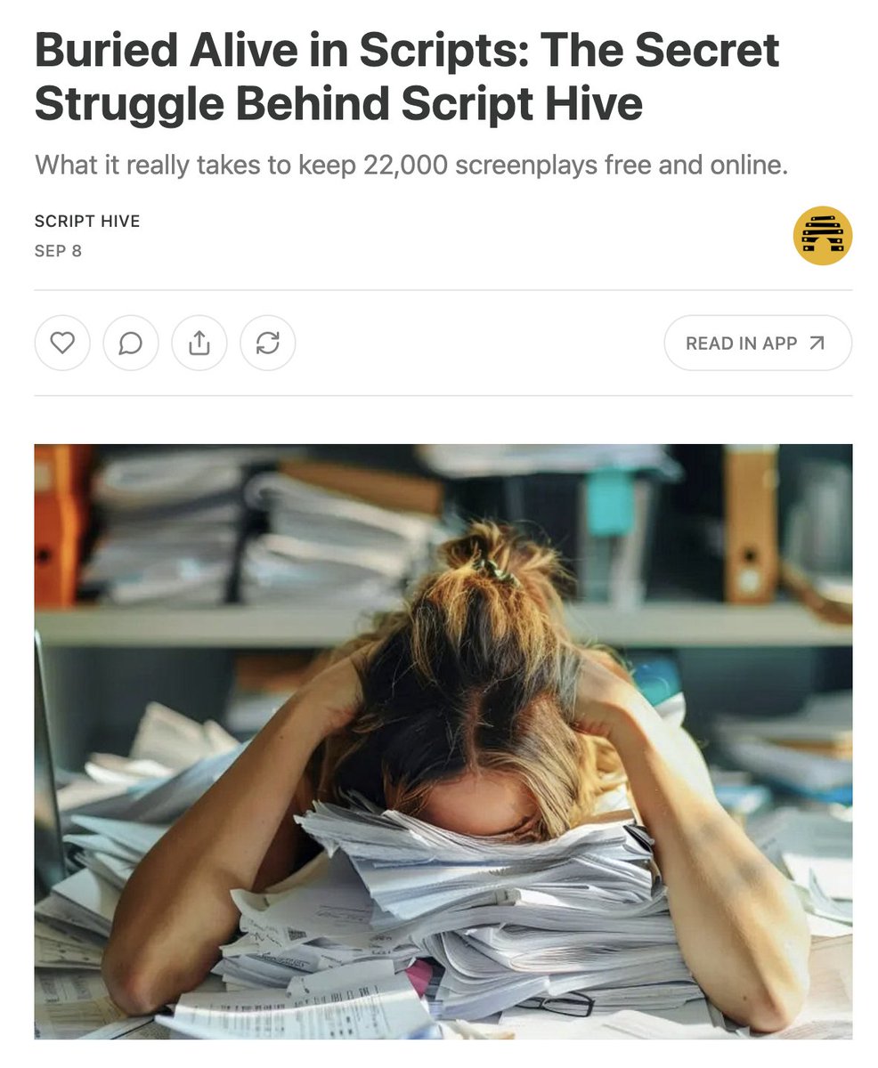 scripthive's tweet image. 🚨The Script Hive September Newsletter is now live on @SubstackInc 🚨
This month’s newsletter gives insight into what is going on behind the scenes as coders build a brand new database and index new scripts! 📝🐝
substack.com/@scripthive