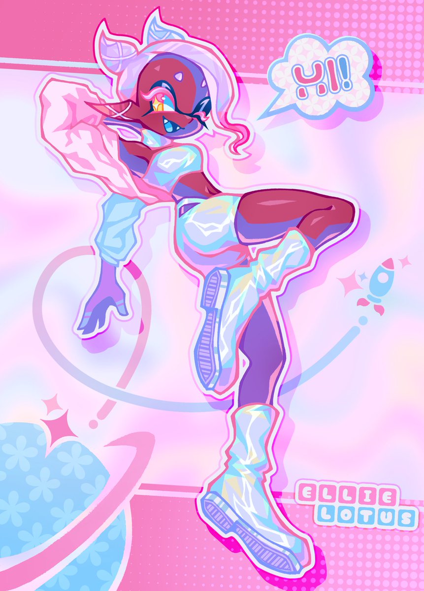 Happy 3rd birthday Splatoon 3! Thanku for giving me such fun characters to draw 😌🫶✨