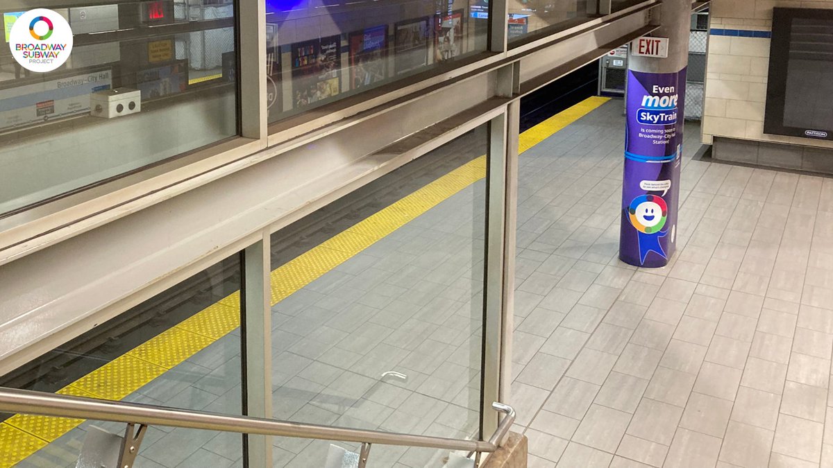Wondering what’s happening at Broadway-City Hall Station? 

Crews are expanding the station to connect to the Broadway Subway Project.  

We’ve wrapped 2 columns with information showing what’s changing! For more details, visit our website: ow.ly/zq6B50WOrQt