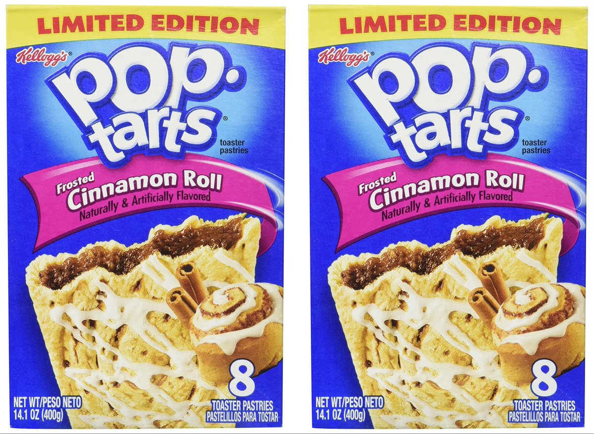 meb_97's tweet photo. @PopTartsUS can you help a girl out? 

Everywhere online that lists the limited edition cinnamon roll poptarts has sent me the regular, fully frosted cinnamon roll poptarts. 

I’m trying to make the day of my school secretary! https://t.co/3oYLwXnbu9