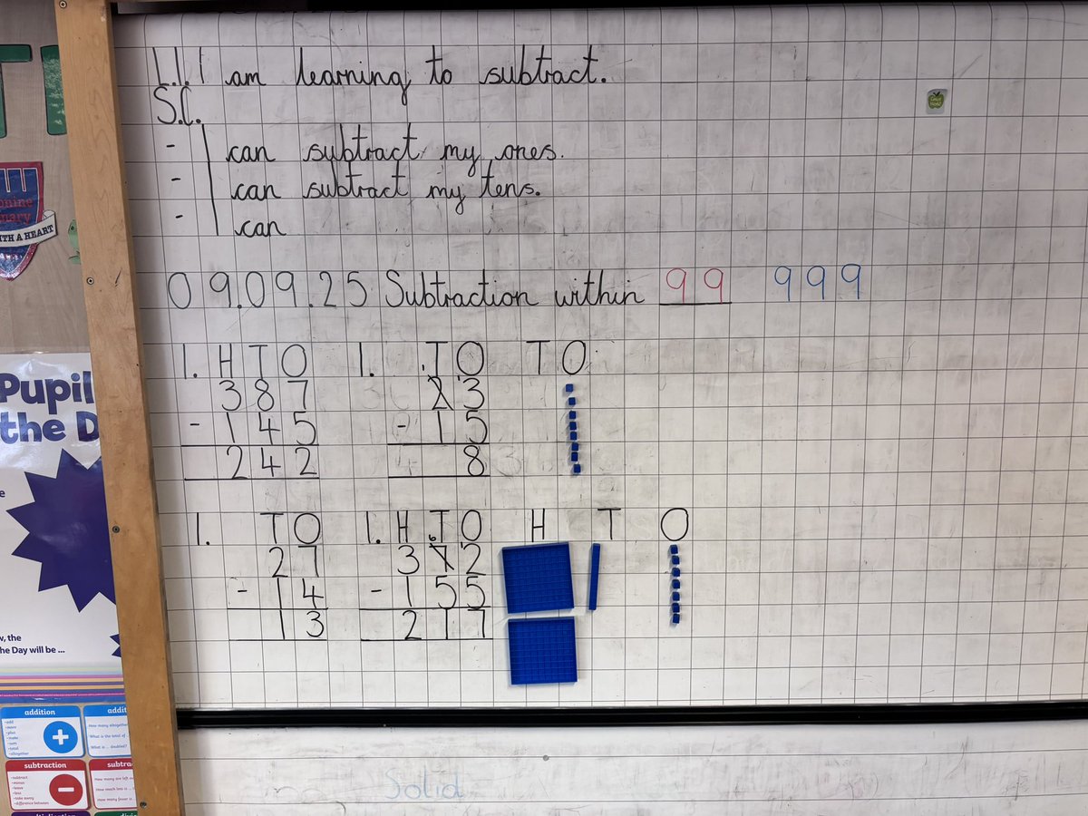 AntoninePrimary's tweet photo. Well done to C from P5 m for super subtraction work. #successfullearner https://t.co/IHezFmA97Y