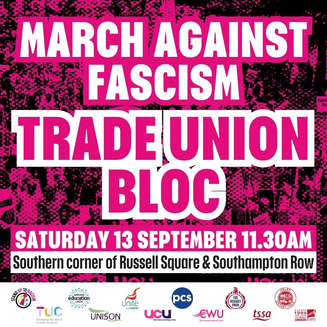 Stand Up To Racism (@antiracismday) on Twitter photo "Diversity of our membership is our great strength.Unity Is Srength is not just a slogan, but the reality that keeps our union strong. Refugees have faced so much trauma to find safety, the idea they're the problem is obscene"
<a href="/sarahwoolley01/">sarah woolley</a> <a href="/BFAWUOfficial/">BFAWU</a> at our #TUC25 fringe "Diversity of our membership is our great strength.Unity Is Srength is not just a slogan, but the reality that keeps our union strong. Refugees have faced so much trauma to find safety, the idea they're the problem is obscene"
<a href="/sarahwoolley01/">sarah woolley</a> <a href="/BFAWUOfficial/">BFAWU</a> at our #TUC25 fringe