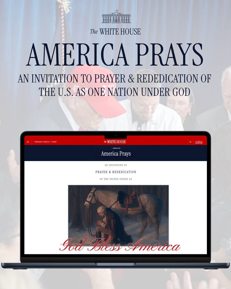 For America to be a great nation, we must always be ONE NATION UNDER GOD. 🙏🇺🇸