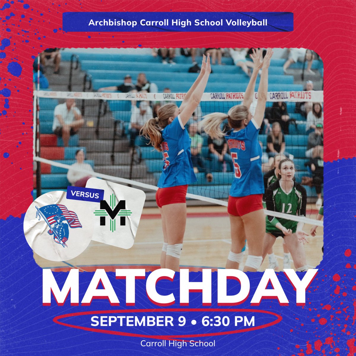 Triple header game day against McNicholas!

<a href="/carrollpatriots/">Archbishop Carroll High School</a> @carrollathdept <a href="/gclcoedsports/">GCL Co-Ed League</a>

#voicesringing #rollpats
