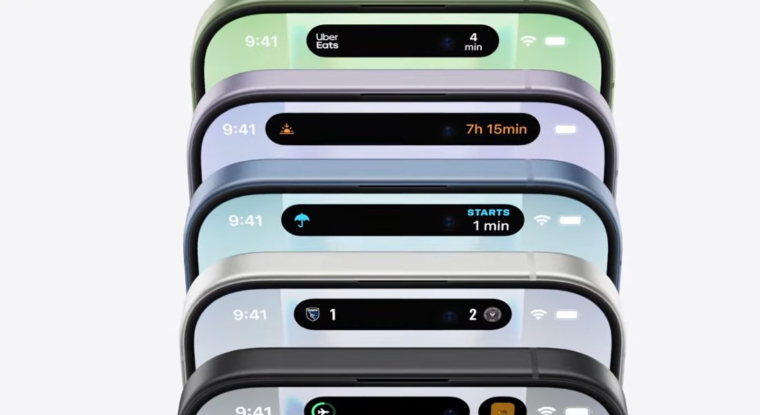 jetdaizu's tweet photo. 【速報】ついにiPhone 17が正式発表！！

 - センターステージフロントカメラ
 - より広角なインカメ搭載
 - フロントカメラのセンサーが正方形に 
 - iPhoneを縦のまま横長写真が撮れる
 - 6.3インチディスプレイ
 - キズに3倍強く
 - 輝度3000nitsに向上
 - Pro motion対応
 - A19チップ
 - iPhone 16より長いバッテリー駆動

地味に嬉しい新機能👀
この��と現地で実機レポートします！フォローしてお待ちを…！
#AppleEvent