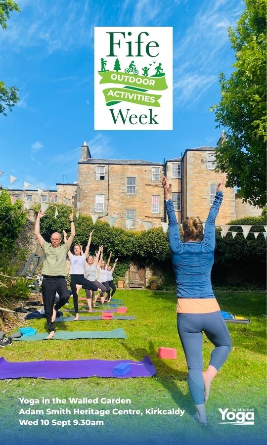 Excited to be part of the <a href="/welcometofife/">Welcome to Fife</a>'s Outdoor Activities Week with an outdoor Yoga class at the Adam Smith Heritage Centre 
welcometofife.com/event/outdoor-…