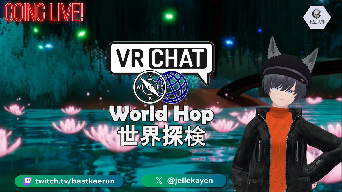 Going Live!
VRChat World Hop/Talk and Chill! Let's relax and explore worlds! 
VRChat World Hop/Talk and Chill！リラックスして世界を探検しよう
Featuring: <a href="/lillysworldsvr/">Lilly the cat</a> 
twitch.tv/bastkaerun