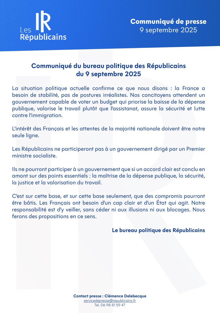 les Républicains tweet media