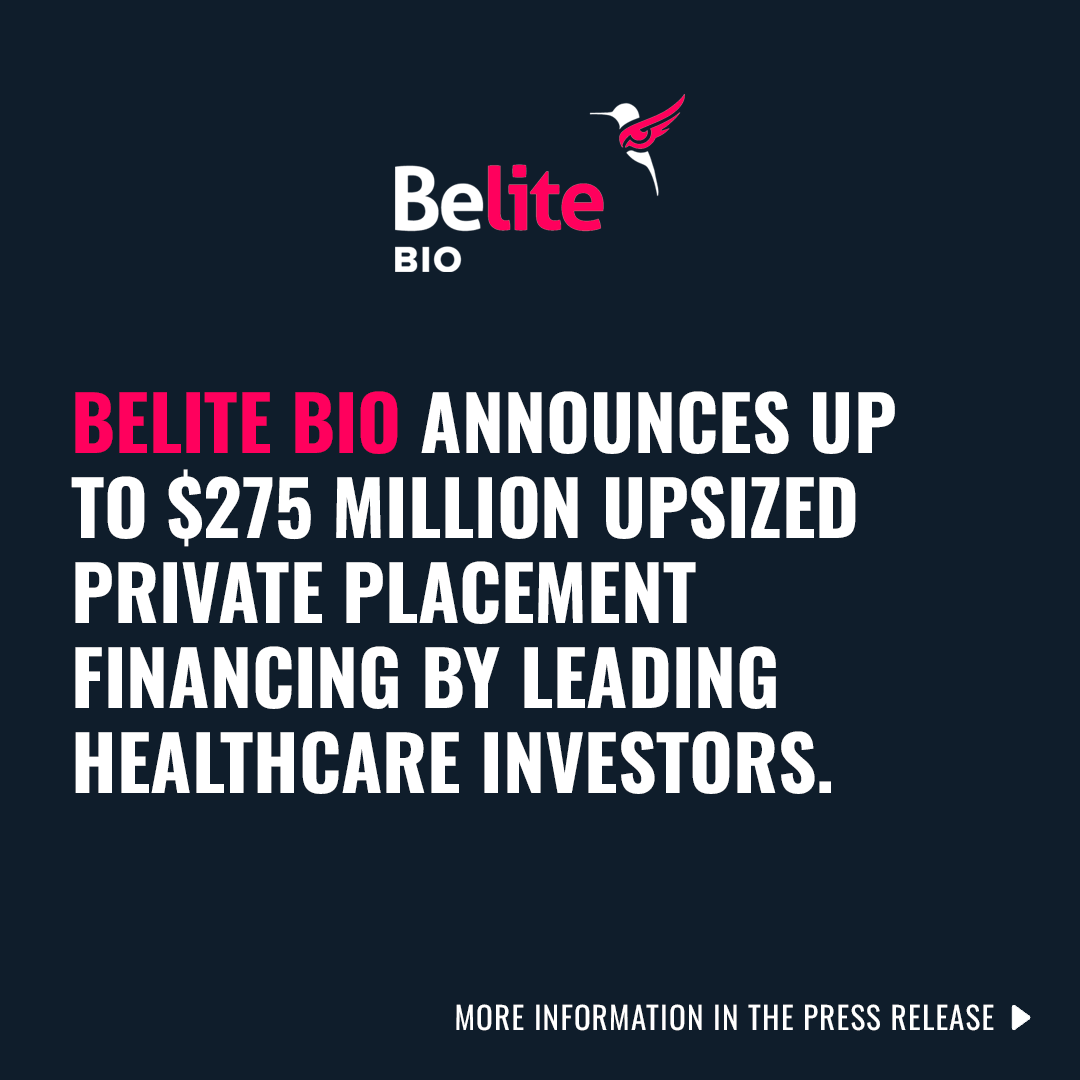 Belite Bio tweet media