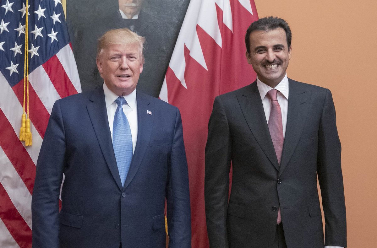 GlobeEyeNews's tweet photo. President Trump assured Qatar a similar attack will not happen again on their soil. https://t.co/wn714jhXOm