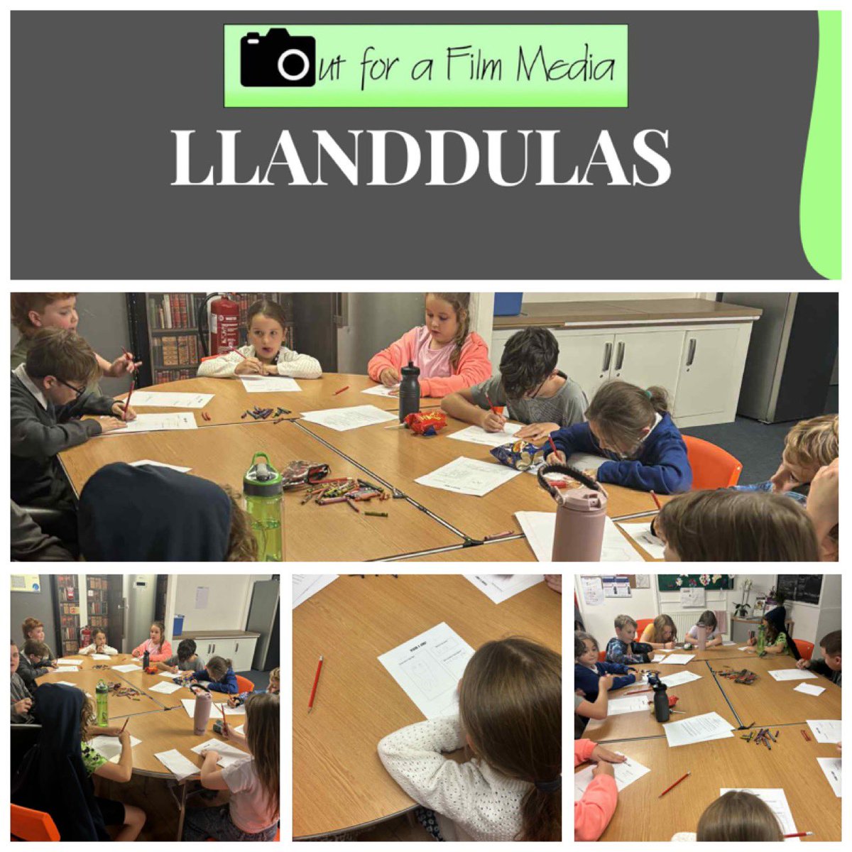 outforafilm's tweet photo. Our Llanddulas group had a fantastic session with Jess and Harvey planning their spooky characters! Meanwhile we (Tom and Addie have just landed in Croatia safely). 🎬🎞🎥 https://t.co/W0u9SLmHC0