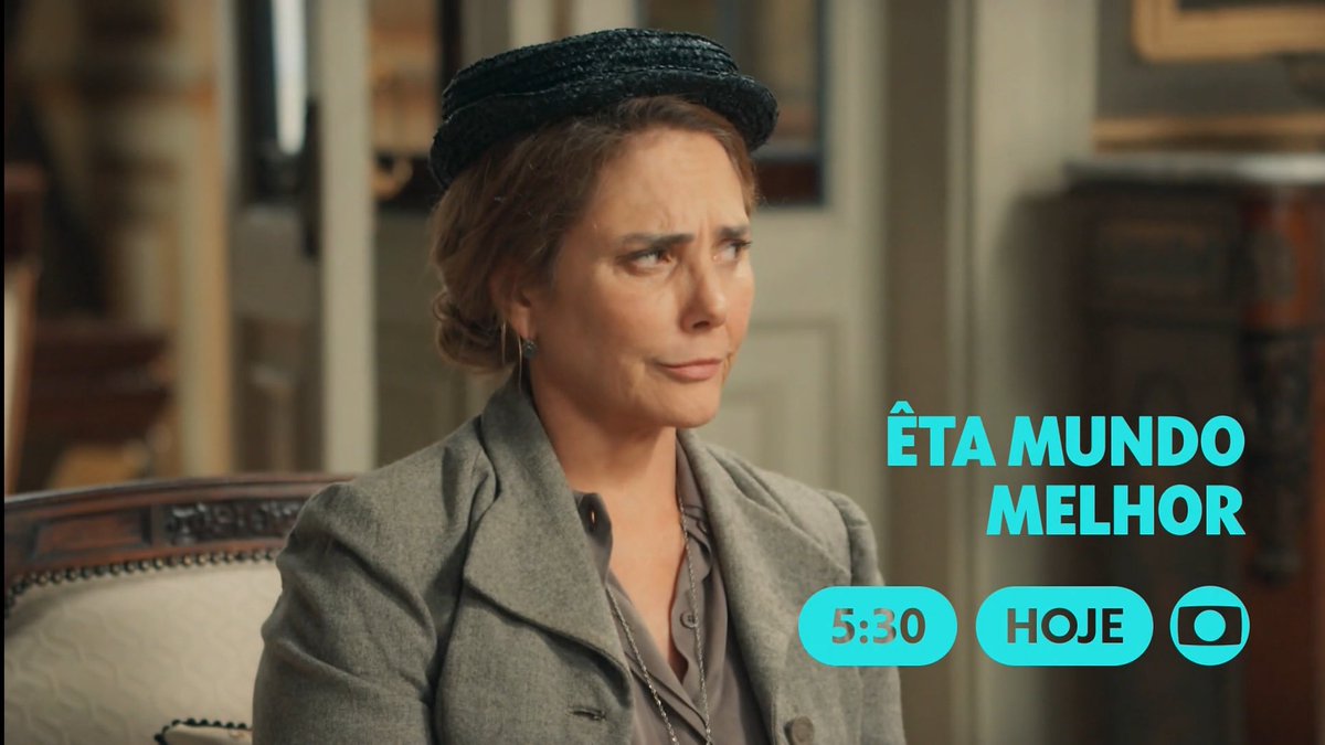 magnavits's tweet image. Na Globo, antes do início de #TerraNostra, rodaram essa chamada vertical anunciando uma programação bem diferente do previsto:

17h30 #EtaMundoMelhor
18h10 #SP2
18h30 #DonaDeMim
19h30 #JornalNacional