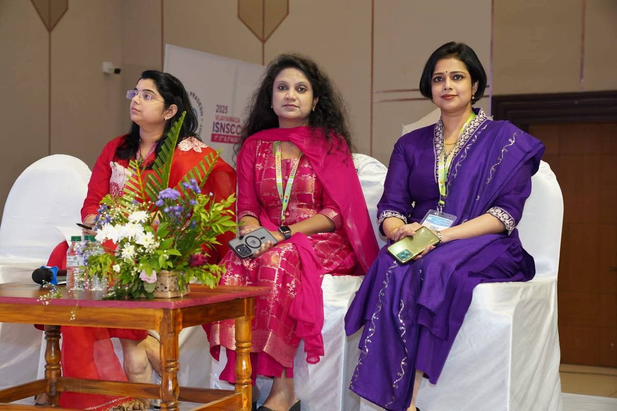 #ISNSC2025.Happy to be part of PG Quiz organizing team along with ever dynamic <a href="/myadla/">manjusha yadla</a> &amp;  <a href="/drpriyajohn/">Priya John🇮🇳</a> &amp; to chair a great session as well. #PGQuiz at #ISNSC2025
Diverse questions ,exciting answers, rapid fire 
Lots of learning <a href="/ISNkidneycare/">Int Society of Nephrology</a> <a href="/isn_india/">Indian Society of Nephrology</a>