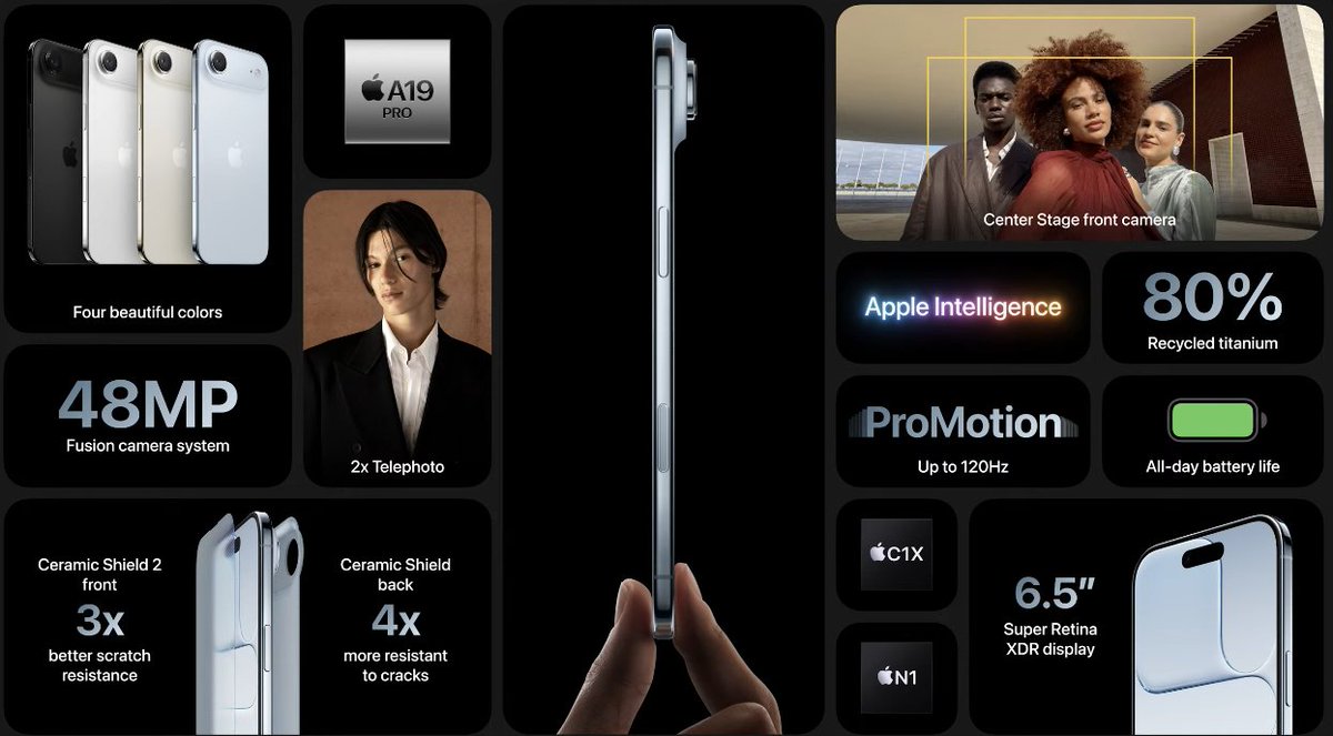 #iPhone17Air a tope con las innovaciones
. 
#AppleEvent  #AppleEvent2025