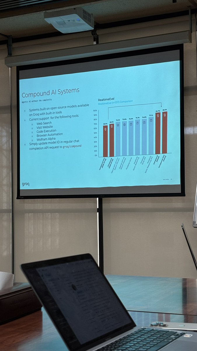 Just wrapped up 🔥
Now I can easily build AI agents :)

Thank you <a href="/ozenhati/">Hatice Ozen</a> for making this experience even more special!!! And now all I can say is yall need to start building cool stuff using <a href="/GroqInc/">Groq Inc</a>