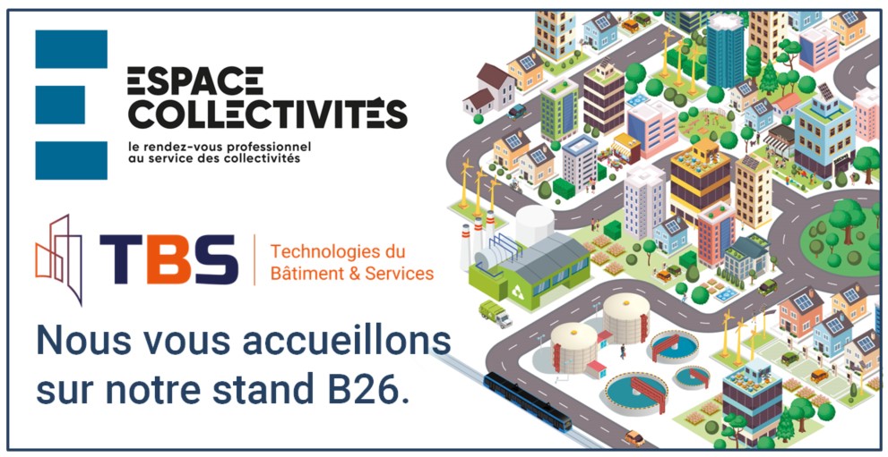 Les 11 et 12 septembre on vous donne rendez-vous sur notre stand B26 à l’Espace #Collectivités. Un salon incontournable qui a pour ambition de renforcer le dialogue entre élus, cadres territoriaux et acteurs économiques. Plus d’infos 👉 espace-collectivites.com/accueil.htm