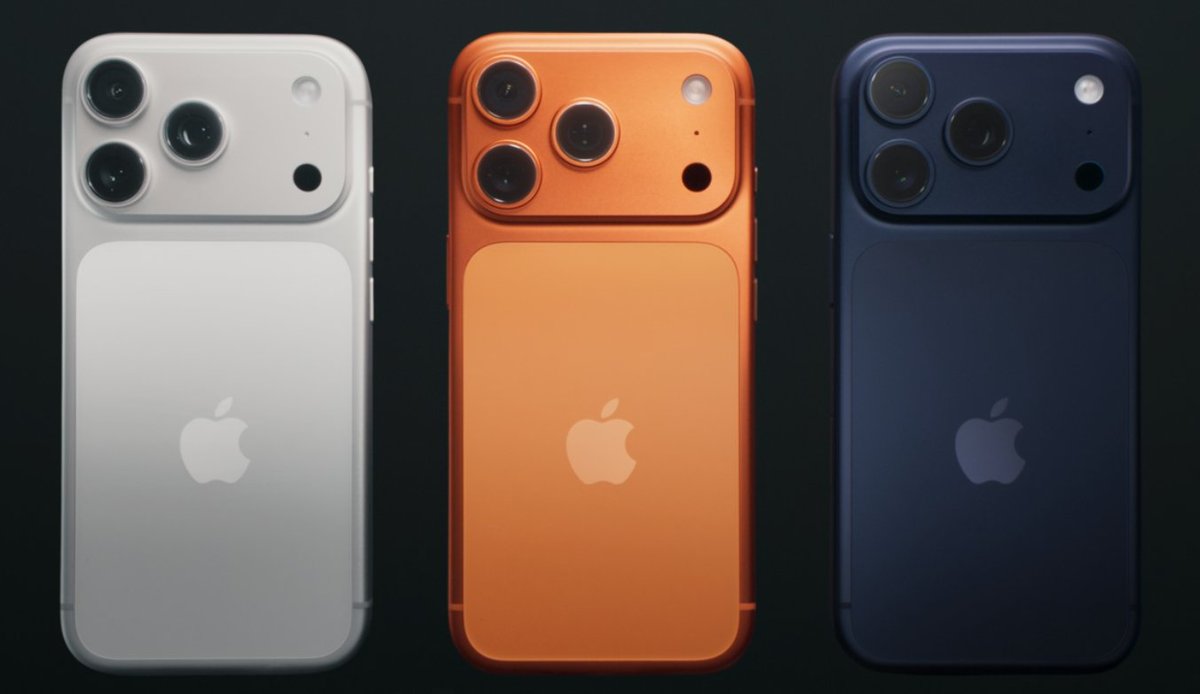 TechBasics24's tweet image. The new iPhone 17 Pro will be available in only three colors.
#AppleEvent 
#iPhone17Pro