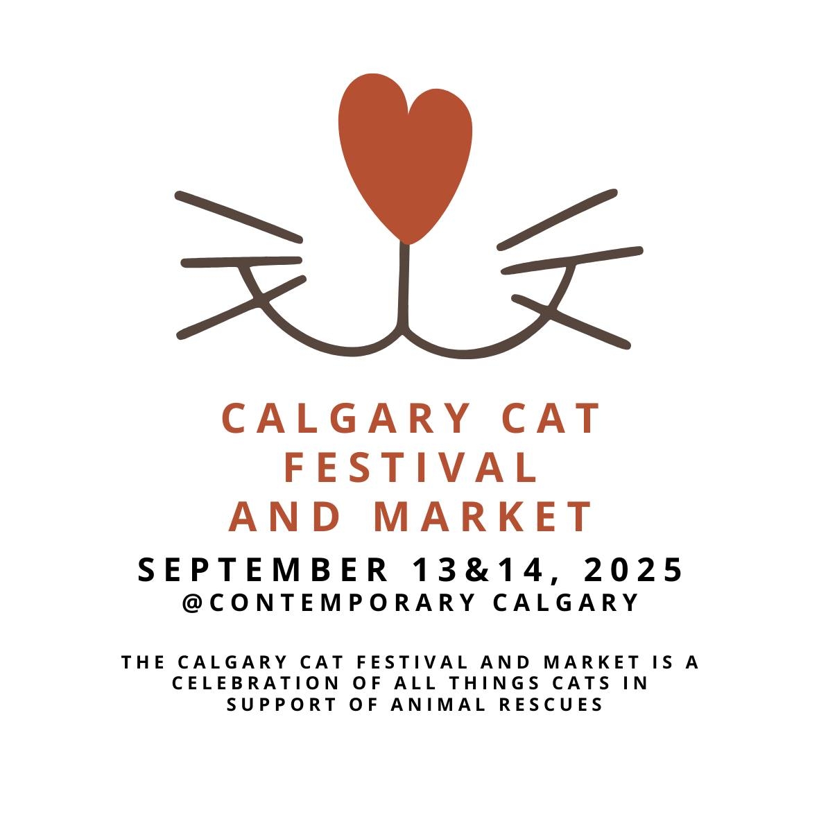 downtowncalgary's tweet photo. The Calgary Cat Festival &amp; Market returns on September 13 and 14 at Contemporary Calgary! There will be plenty of cat-related vendors, puzzle tournament, and workshops to celebrate all things cats. Head to https://t.co/ivdbgzDqb3

Proudly sponsored by Calgary Downtown Association https://t.co/nq6Cb3vyP2