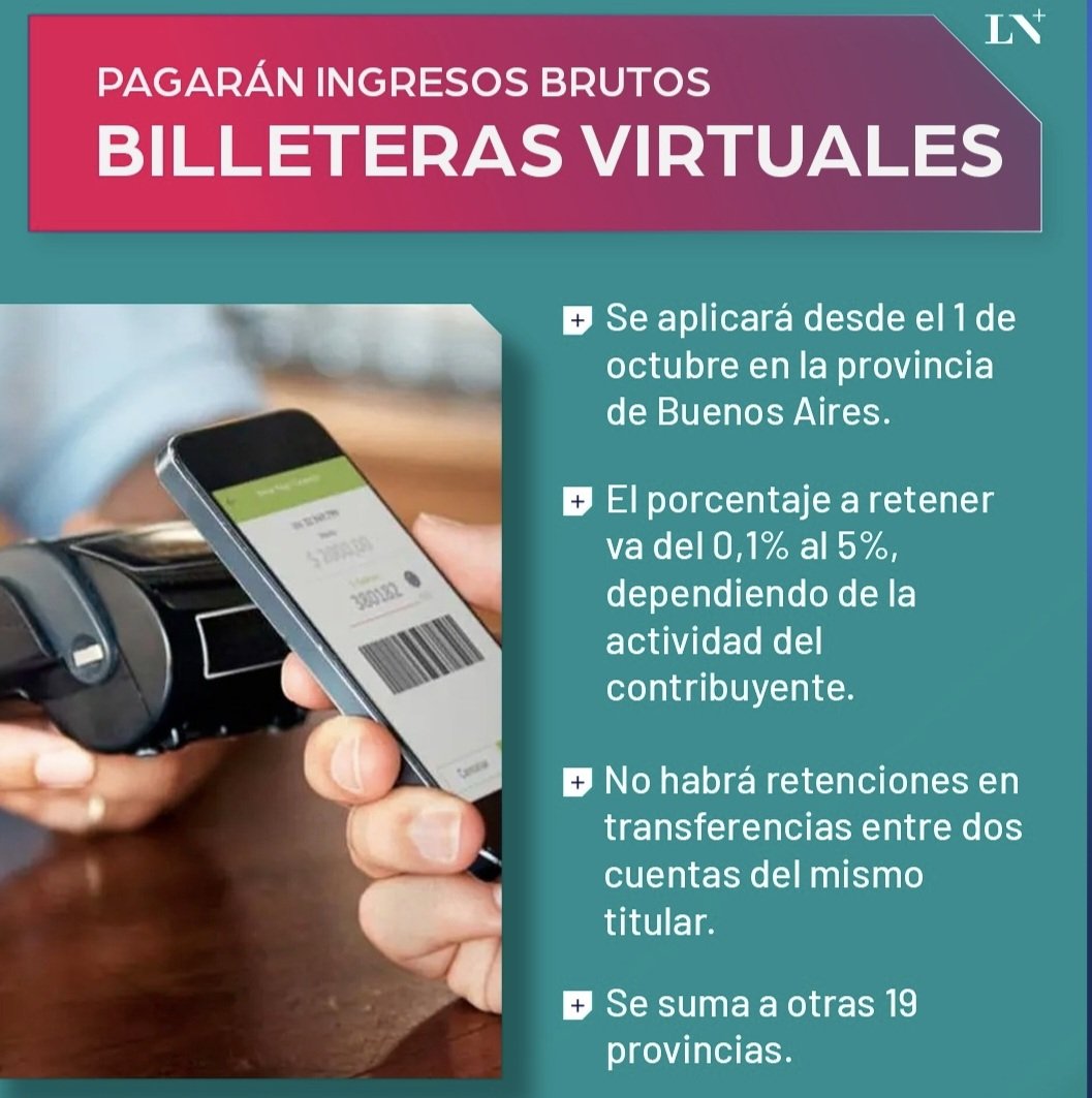 El impuesto no es a las billeteras virtuales. El impuesto es a la gente. Un incentivo a la informalidad y un freno al progreso y a la digitalización de la economía. Más dañino, no se consigue...