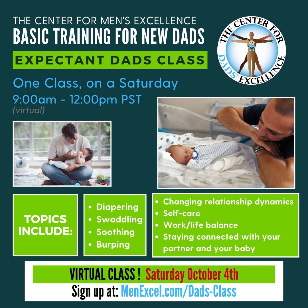 menexcel's tweet photo. Expectant fathers can attend an informal, hands-on class offering practical information and confidence for the baby's arrival. Participants connect with other #dadstobe and speak with a "veteran dad" who shares his experiences and brings his infant. #parentingclass https://t.co/x0xxR6TptB