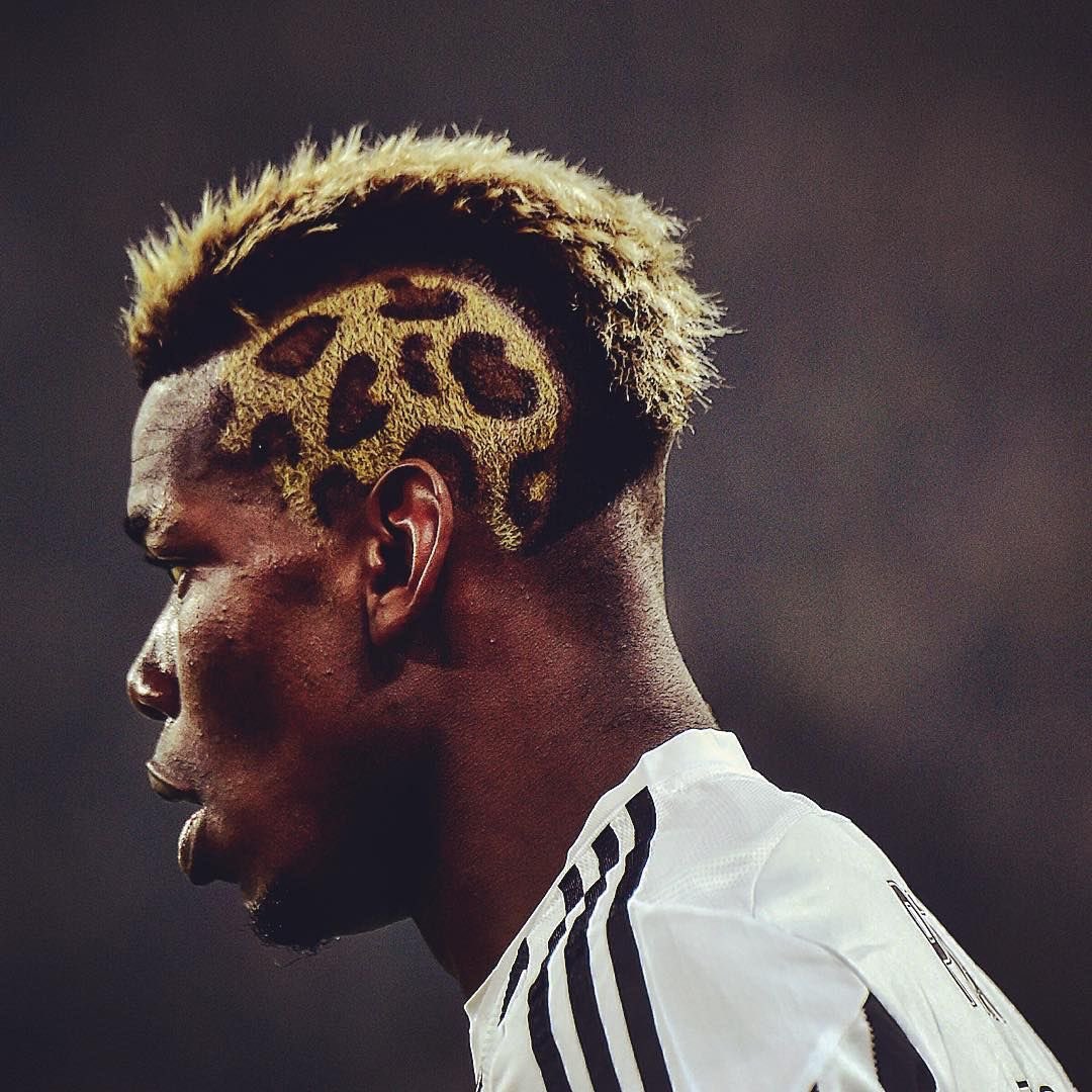 ThrowbackFT's tweet photo. Paul Pogba’s leopard hair. https://t.co/GBlSdwrkrD