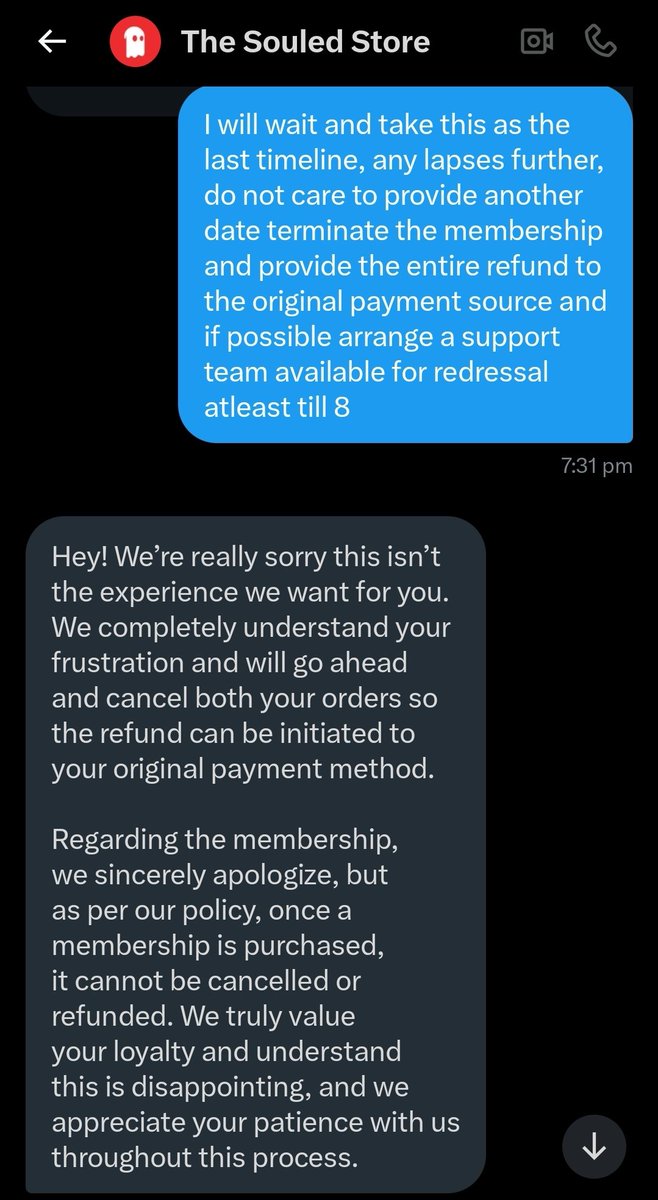 Anup50924755's tweet photo. @thesouledstore @thesouledstore You come up with this reply after a waiting period of around more than 5 days, I as a customer was ready to wait for another 48 hours, and what's the purpose of your membership if you cannot deliver the product 🤷‍♂️ https://t.co/awg5opQQrz