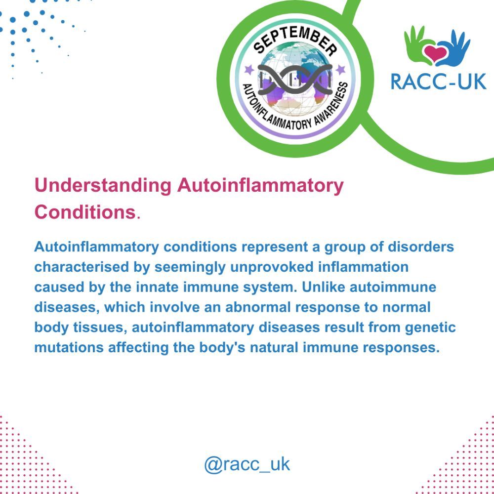 Rare Autoinflammatory Conditions Community - UK®️ tweet media