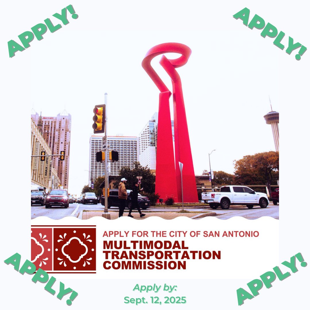 🚨 Don't wait! Apply to serve on the first ever @cosagov Multimodal Transportation Commission! 🚶🏽‍♀️🚲👨🏻‍🦽‍➡️ 🚌  🚗 

⏰ Applications are due this Friday, September 12, 2025. 

Learn more: ow.ly/QvBE50WTER4

Apply: ow.ly/pqXF50WTER6