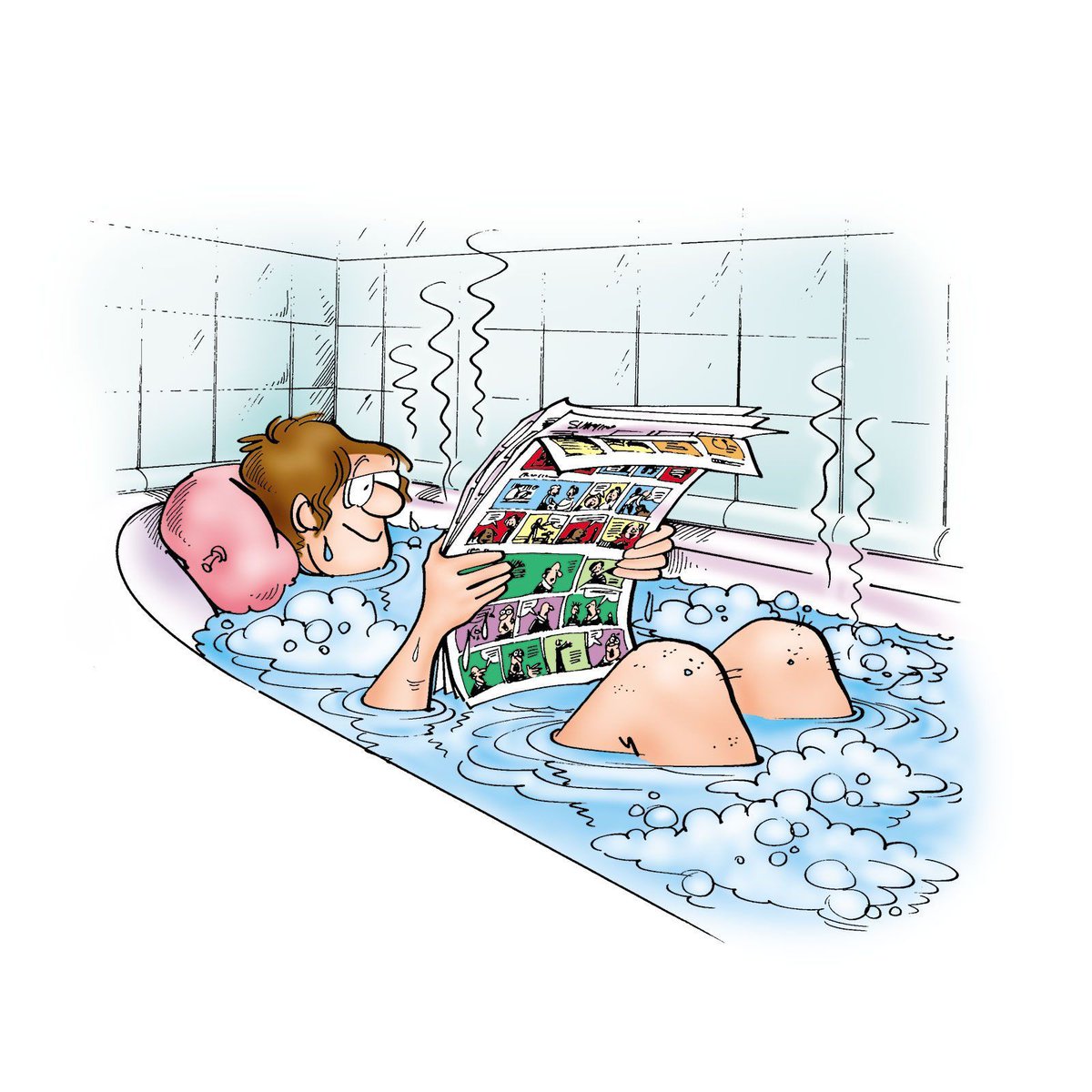 September is self-care month. What's your favourite way to indulge yourself? #selfcare #funnycomic #lynnjohnston #cartoonist #momlife #comicstrip #fborfw