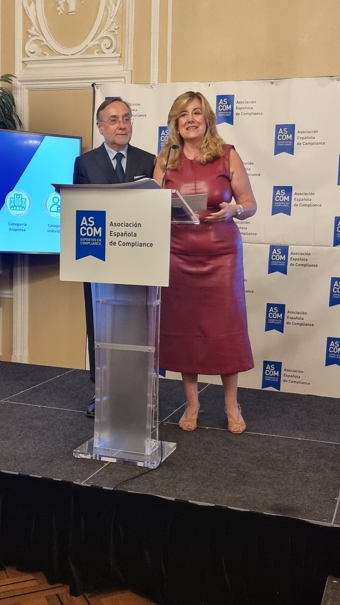 ascomGRC's tweet image. 🏆Arranca la 9ª edición de los #PremiosASCOM 2025 
Con la bienvenida de Paula García Arango y Francisco Bonatti. Un encuentro para celebrar Los premios ASCOM de Compliance #asociacióncompliance #Compliance #complianceofficer