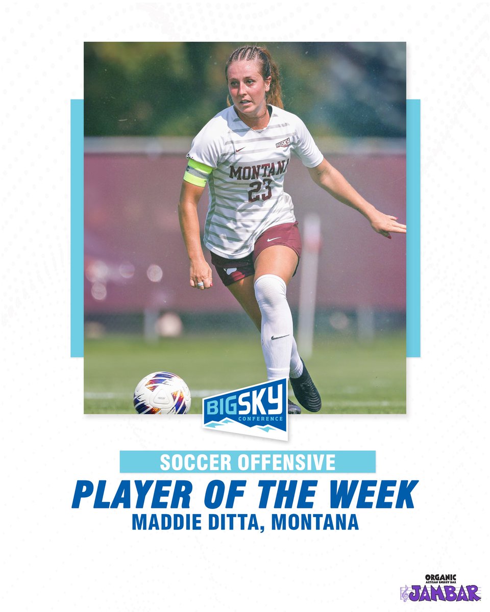 Congrats to our #BigSkySoccer Offensive Player of the Week 👏

#ExperienceElevated