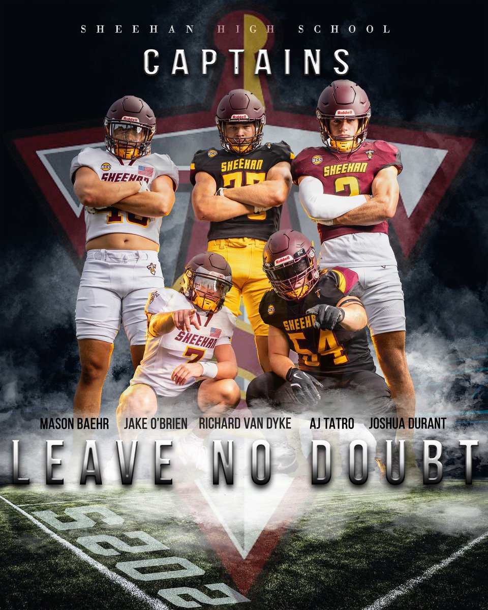 JohnFerrazzi's tweet photo. Our 2025 Captains 🗡⚡️ #leavenodoubt
@masonbaehr2026 
@jakeobrien3_
@Richardvd_76 
@Tatro_54 
@JoshDurant_2 https://t.co/b2uBVR0oc3