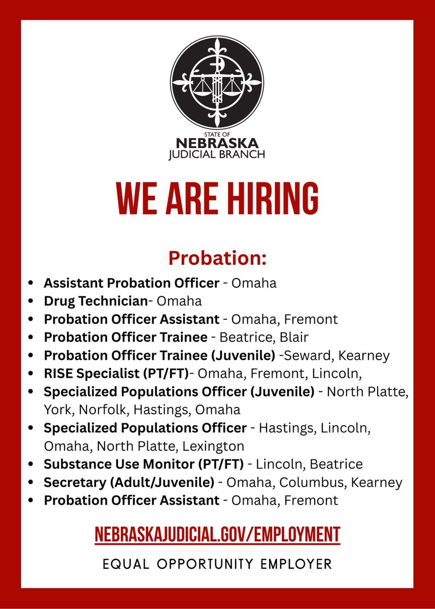 Health and Life Insurance - 156% Retirement Savings Match
 - 13 Paid Holidays - And More 
Apply Here: buff.ly/LhHOCzm