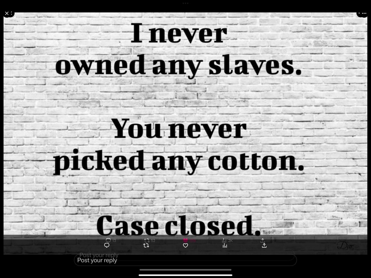 kaylee51fl's tweet image. Your ancestors sold your ancestors into slavery.   Just like my ancestors sold my Irish ancestors into slavery…but we don’t bitch about it