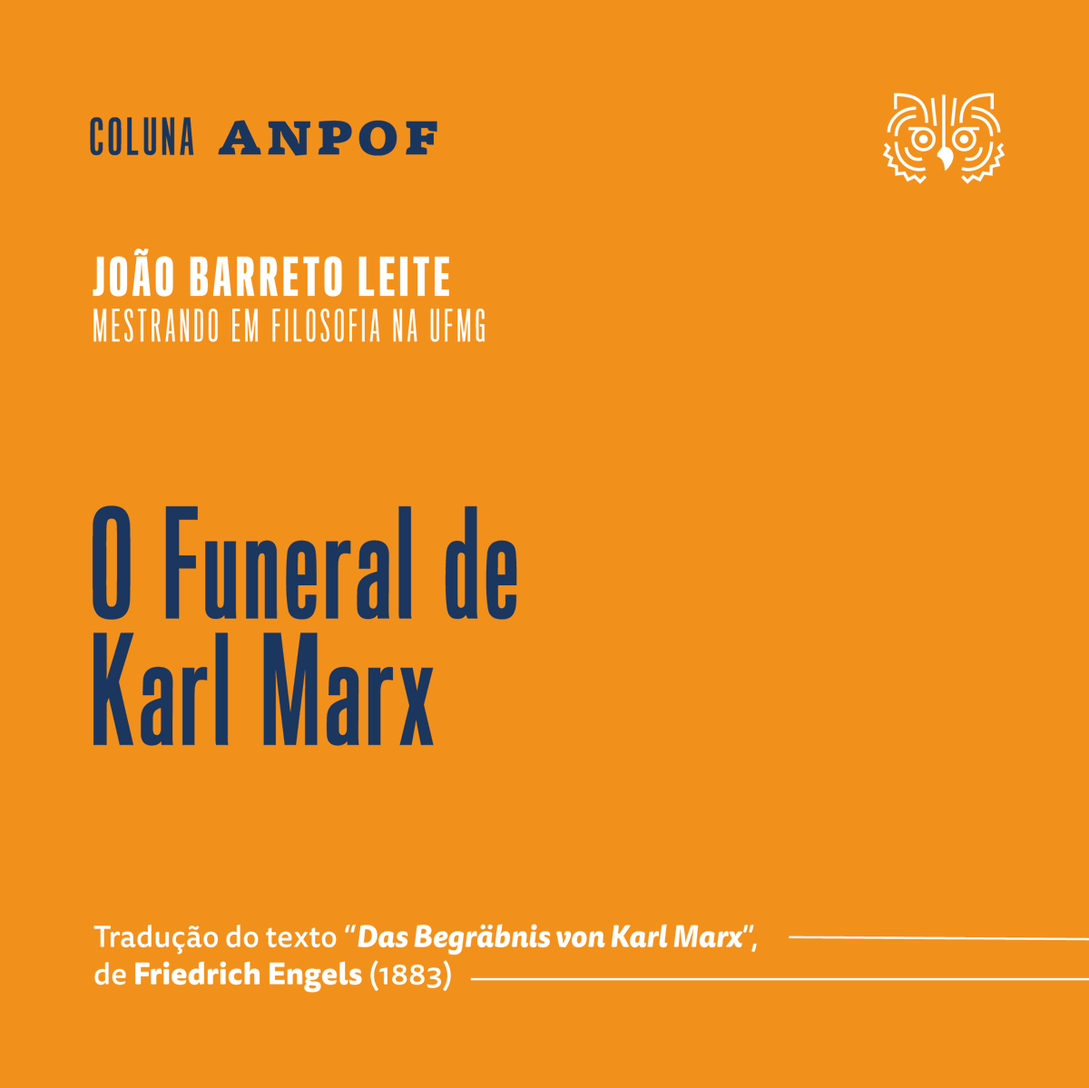 #ColunaAnpof — “Trata-se de um texto, escrito em um momento de luto, sobre uma das figuras mais importantes para a organização dos trabalhadores em toda a história.”

Leia em: 
anpof.org.br/comunicacoes/c…