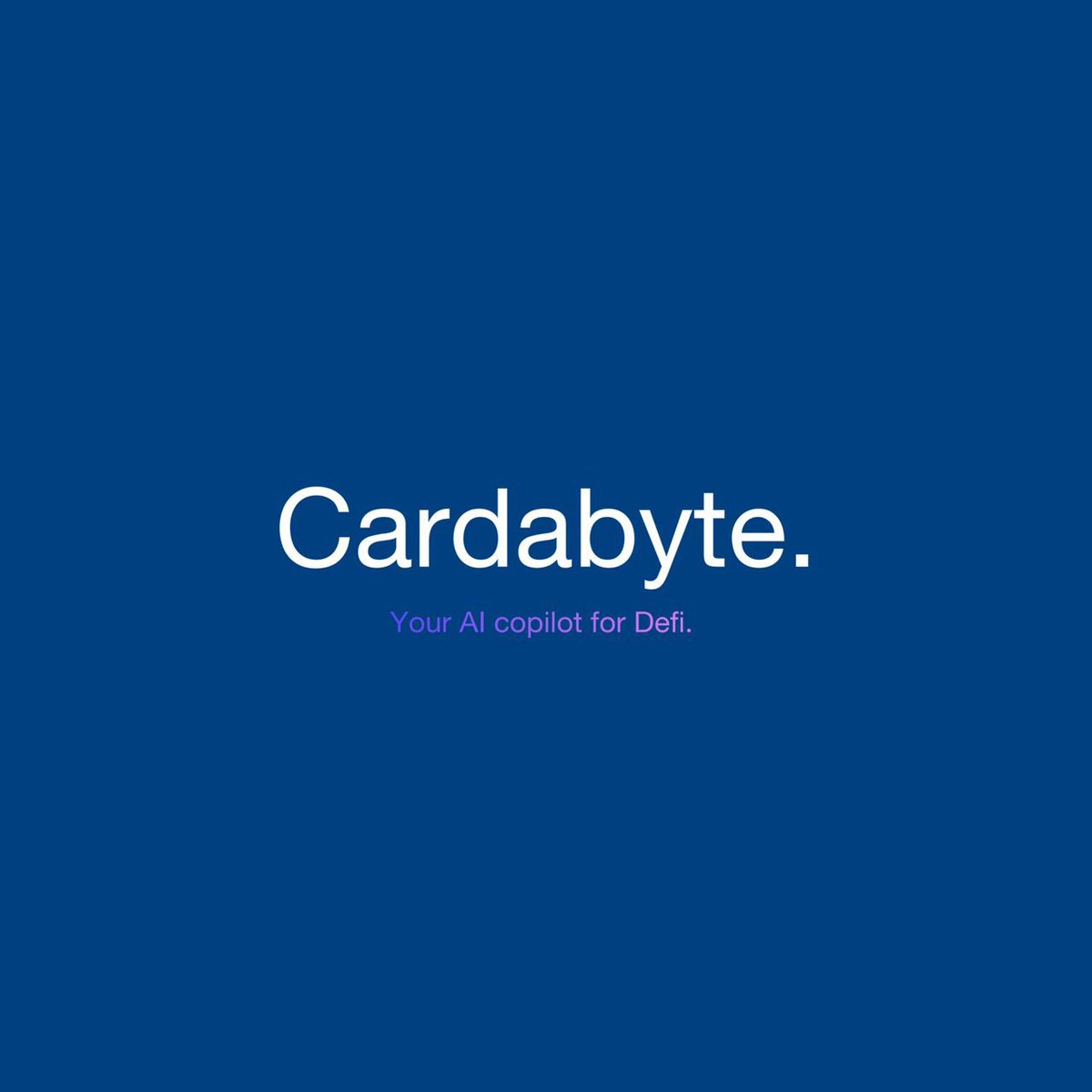 CardaLabs (Prev. CardaChain) tweet media