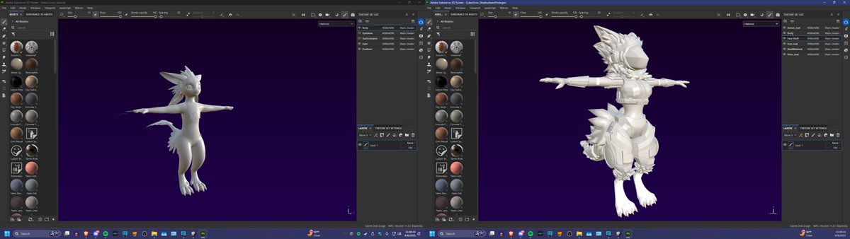 Working 1 at a time :'3

Custom Kit-bash avatar made by <a href="/T0rtoiseTr0uble/">TortoiseTrouble</a> for <a href="/KitShiro2590/">KitShiro</a>
Novabeast (Custom) for <a href="/kyrmeso/">Kyrmeso 🇪🇺 EF30</a>
Goobastera (needs an update) for <a href="/KitShiro2590/">KitShiro</a> (again :3)
Novabeast for @/RoyalWolfKnight
ShadowHawk Protogen for <a href="/CyberErrorProto/">CyberError_The_Protogen</a>
Spirivali for <a href="/kelascorner/">Kelascorner</a>