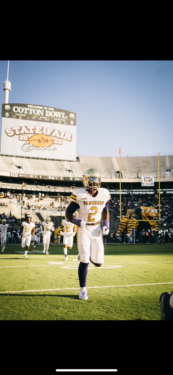 Chad “CWalk” Walker (@chad_walker21) on Twitter photo #AGTG After a great phone call with <a href="/JMcDadeDPP/">Joshua J McDade</a>
I’m blessed to receive a D1 Offer from Prairie View A&M University 💜💛
<a href="/pvamufb_/">Prairie View A&M Football</a> <a href="/PVAMUDBcoach/">Coach DG</a> <a href="/JMcDadeDPP/">Joshua J McDade</a>
<a href="/CoachRich_23/">Jeff Richards Jr</a> <a href="/coach_dobler/">Nick Dobler</a> <a href="/CoachTaylor26/">Jake Taylor</a>
<a href="/JuCoFootballACE/">JuCo Football Forer</a> <a href="/JUCOFFrenzy/">JUCO Football Frenzy</a> #AGTG After a great phone call with <a href="/JMcDadeDPP/">Joshua J McDade</a>
I’m blessed to receive a D1 Offer from Prairie View A&M University 💜💛
<a href="/pvamufb_/">Prairie View A&M Football</a> <a href="/PVAMUDBcoach/">Coach DG</a> <a href="/JMcDadeDPP/">Joshua J McDade</a>
<a href="/CoachRich_23/">Jeff Richards Jr</a> <a href="/coach_dobler/">Nick Dobler</a> <a href="/CoachTaylor26/">Jake Taylor</a>
<a href="/JuCoFootballACE/">JuCo Football Forer</a> <a href="/JUCOFFrenzy/">JUCO Football Frenzy</a>