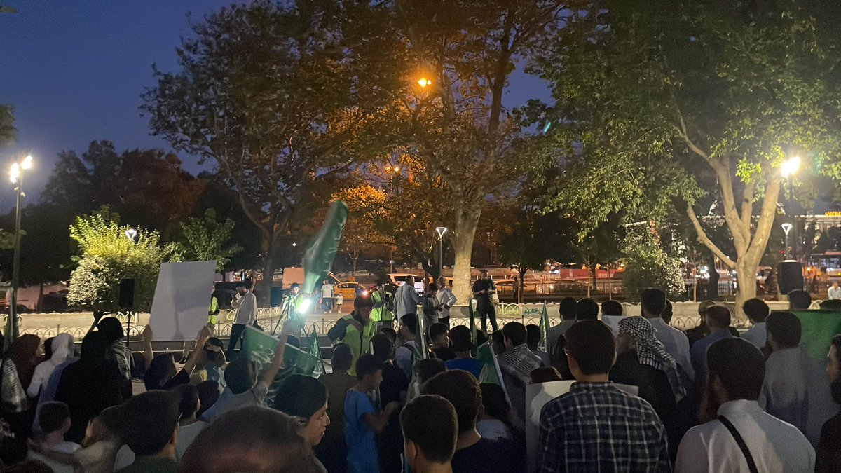 "Gazze’nin önünü kesmek isteyenler bilsin: İnsanlığın önünü asla kesemezler."
#israilinKorkusuSumud