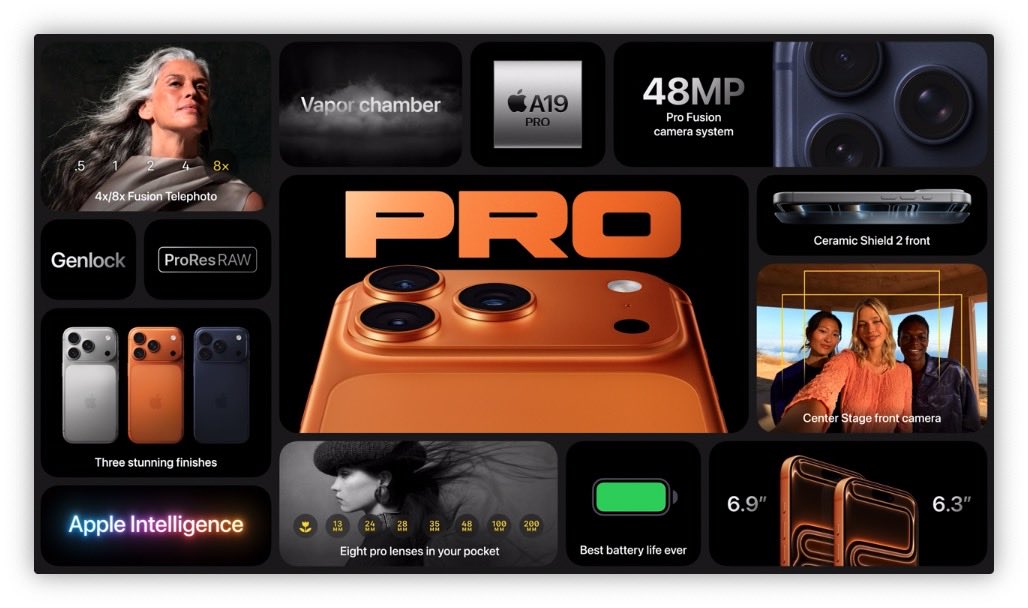 UC_QUESTION's tweet photo. iPhone 17 Pro #AppleEvent https://t.co/LCLmaD4ZDD